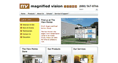 Desktop Screenshot of magnifiedvision.net
